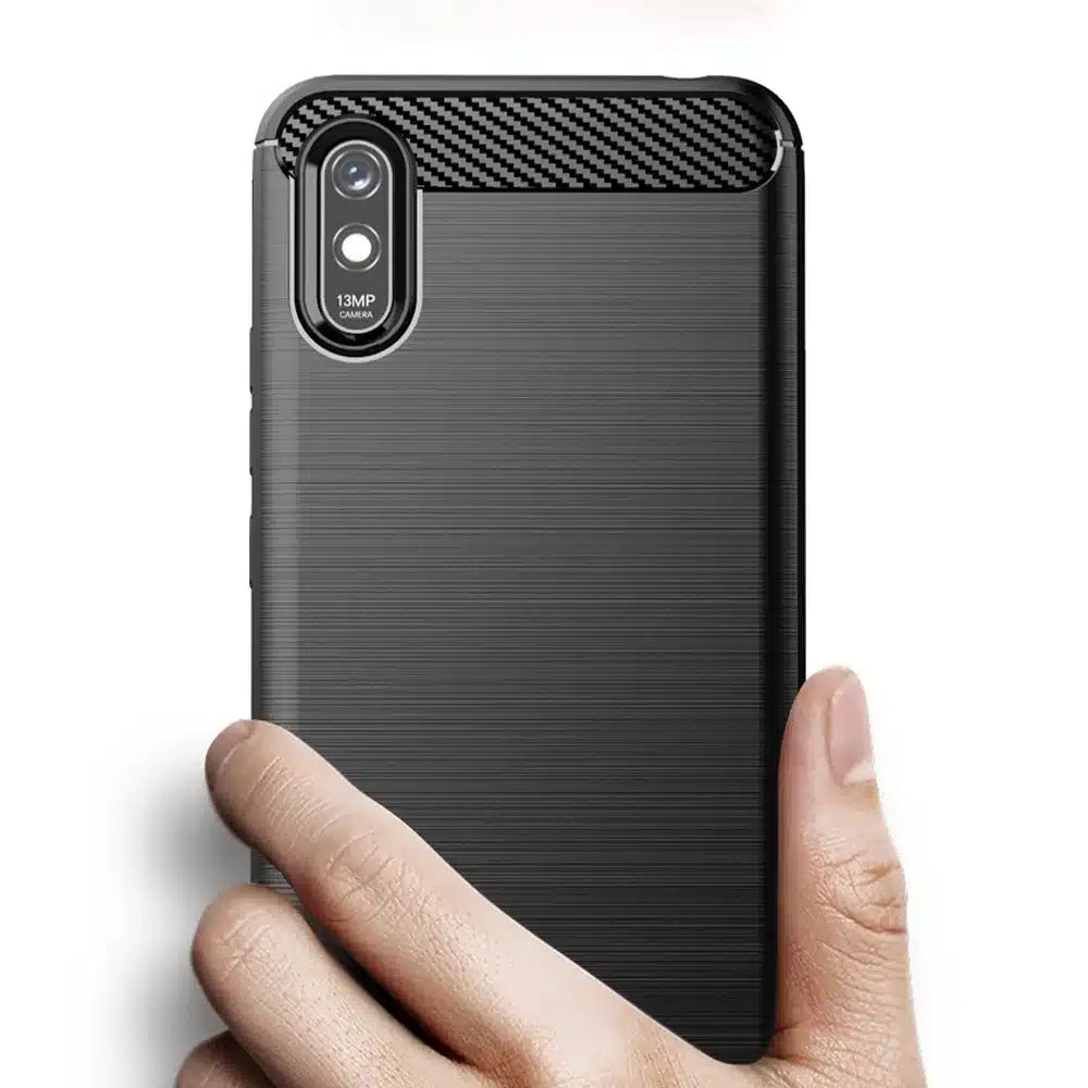 CARBON maska za XIAOMI Redmi 9A / 9AT crna