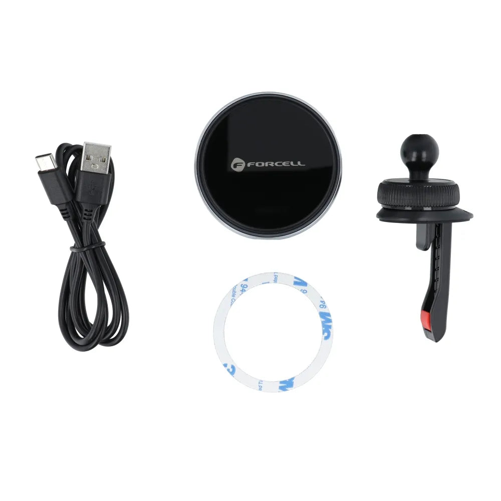 FORCELL auto držač za ventilacijski otvor s podrškom za bežično punjenje MagSafe 15W HS2