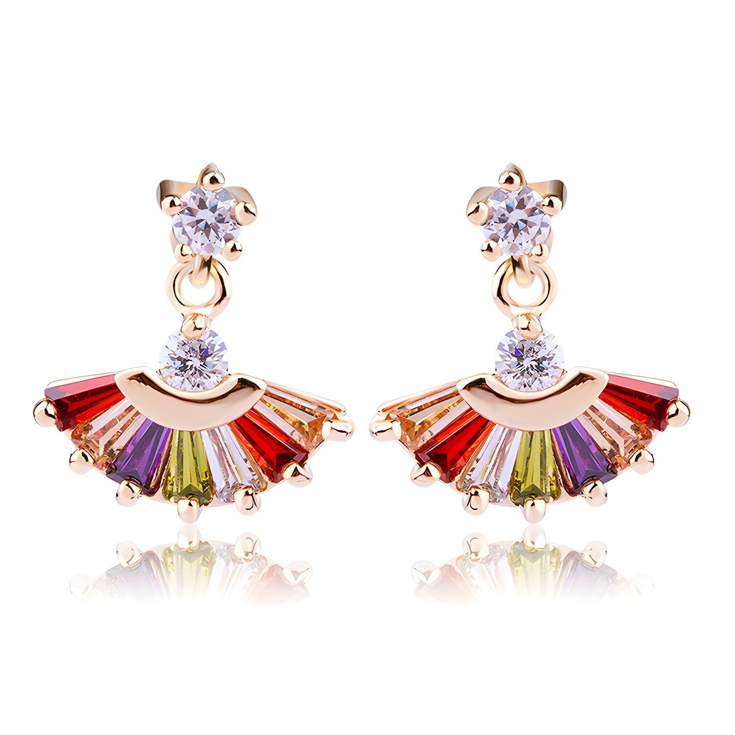 Naušnice Fan BA-475 - Višebojne KP475