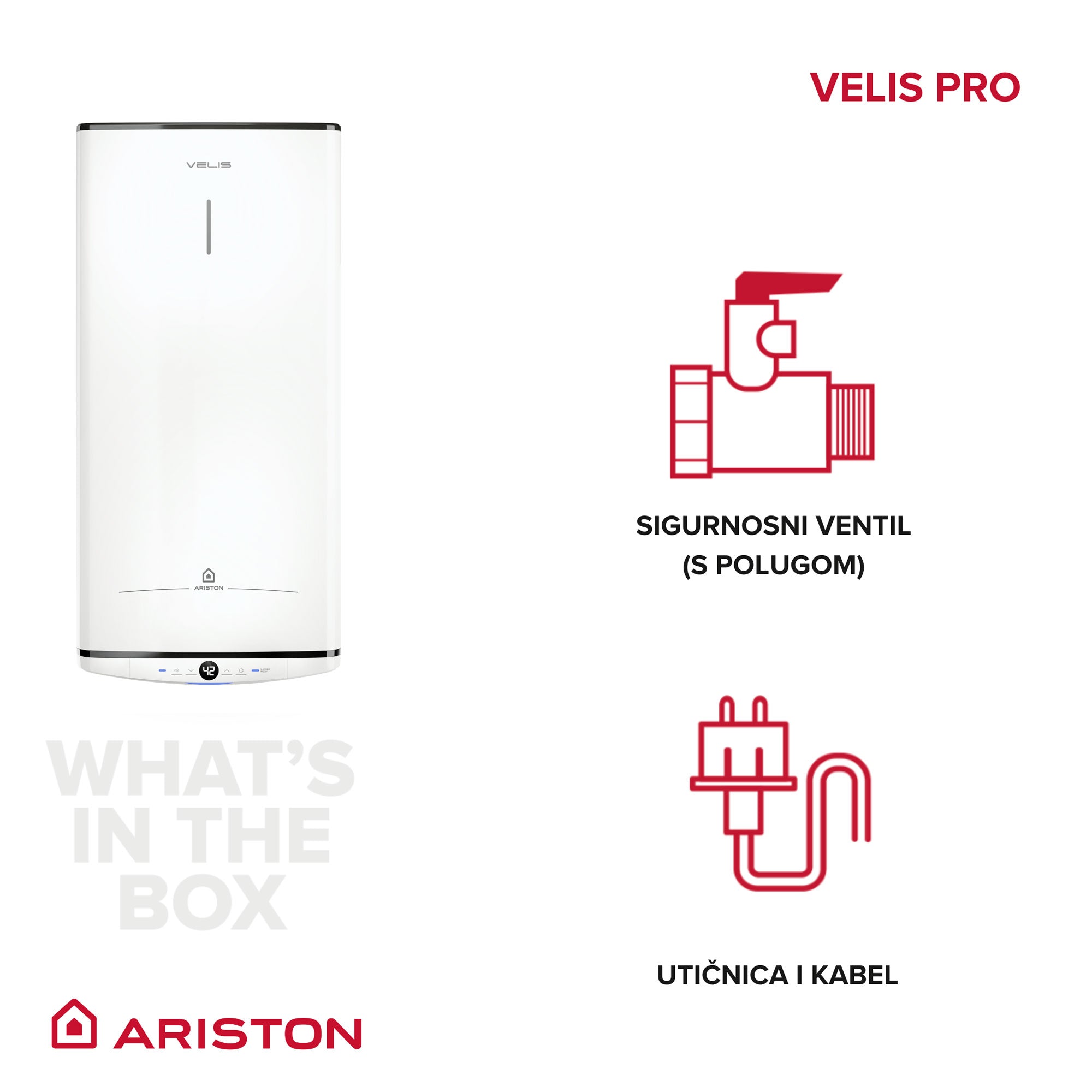 Bojler Ariston Velis Pro 80L