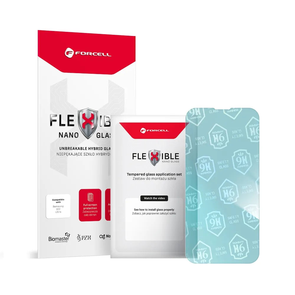 Forcell Flexible Nano Glass - hibridno staklo za iPhone 13/13 Pro/14