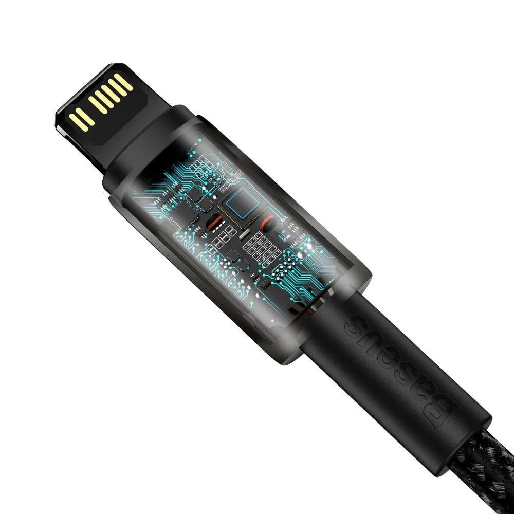 BASEUS kabel tipa C za Lightning PD 20W Tungsten Gold CATLWJ-01 1m crni