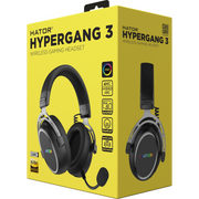 HATOR Hypergang 3 Wireless Slušalice Bežično Obruč za glavu Igranje USB Type-C / USB Type-A Bluetooth Crno