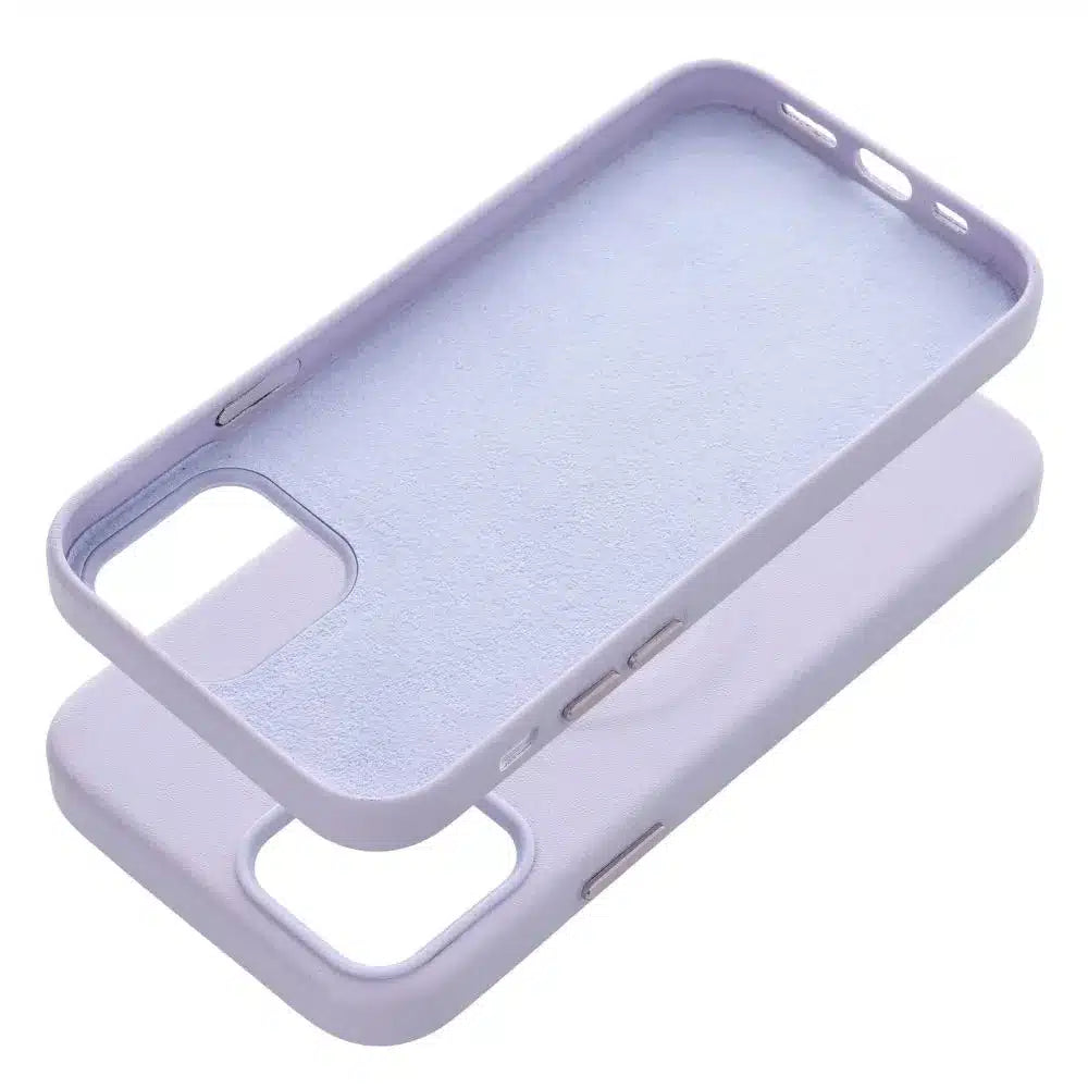 Roar kožna Mag Case maska kompatibilna s MagSafeom – za iPhone 12 Pro ljubičasta