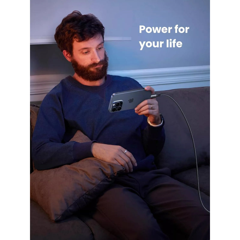 UGREEN US567 USB-C na USB-C kabel 60W 3A 2m sivi