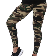 Tajice Camouflage - Zelena 3 / Uni KP34919