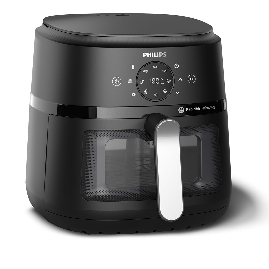 Philips 2000 series NA231/00 friteza Jednostruko 6,2 L Samostojeći 1700 W Friteza na vrući zrak Crno, Srebro