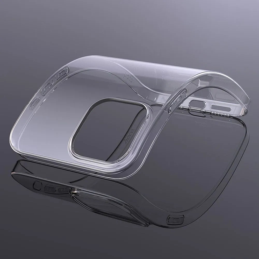HOCO Light serija TPU maska za IPHONE 15 PRO MAX prozirna