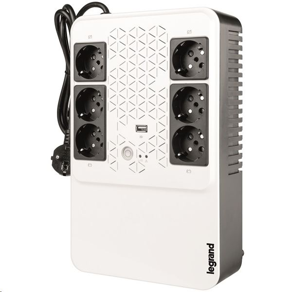 Legrand Keor ASI MULTIPLUG 800 GR neprekidan tok energije (UPS) Line-Interactive 0,8 kVA 480 W 6 utičnice naizmjenične struje