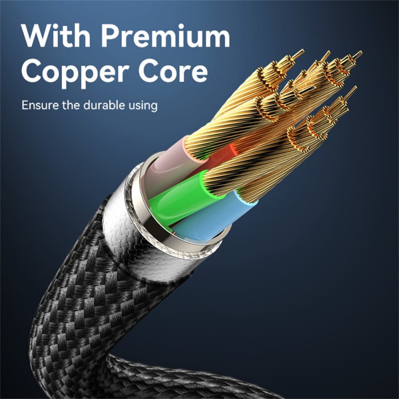 USB-C na USB-C kabel Yesido CA185 240 W 120 cm crni