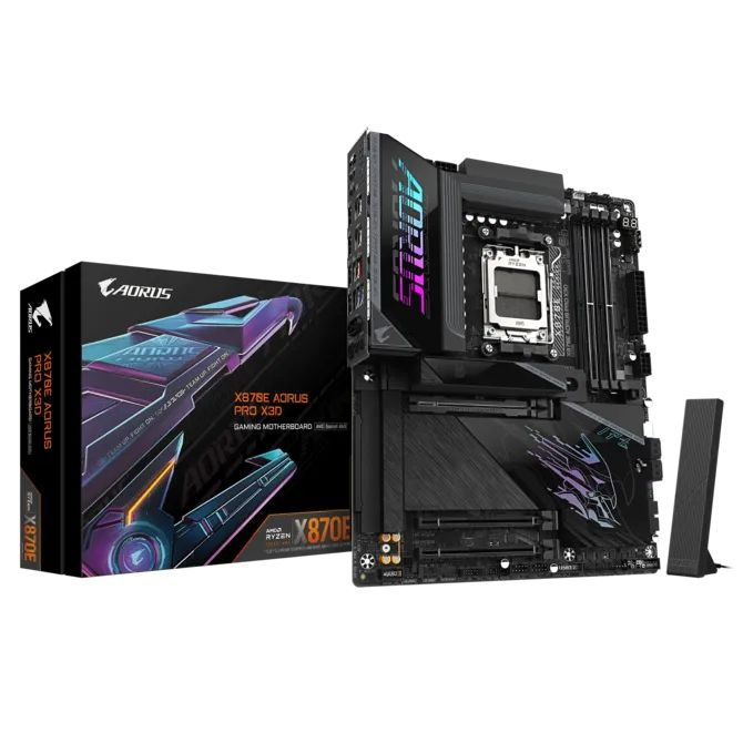 GIGABYTE X870E AORUS PRO X3D AMD X870E Utor AM5 ATX