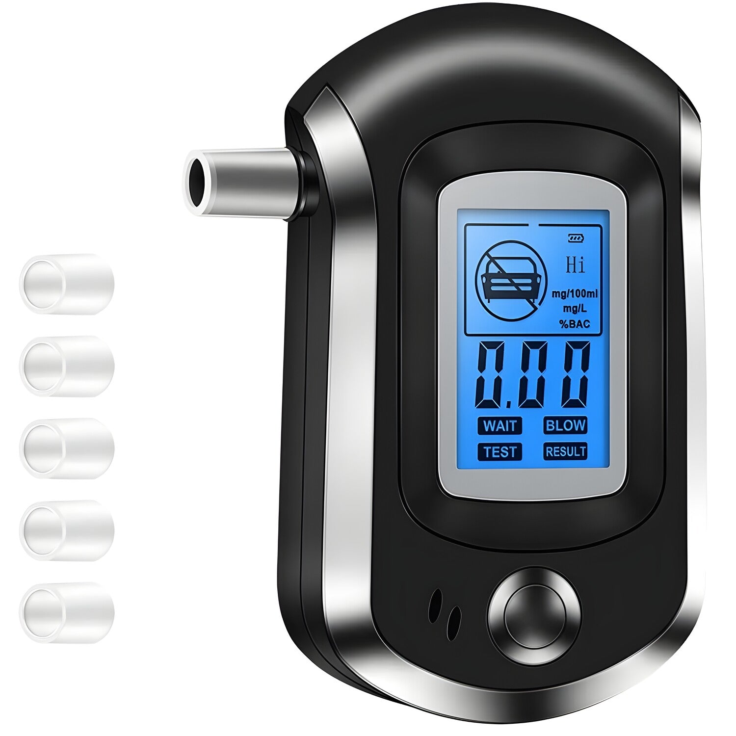 Alkohol tester AT6000 - Crna / Srebrna KP30452
