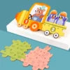Drvene vlak puzzle