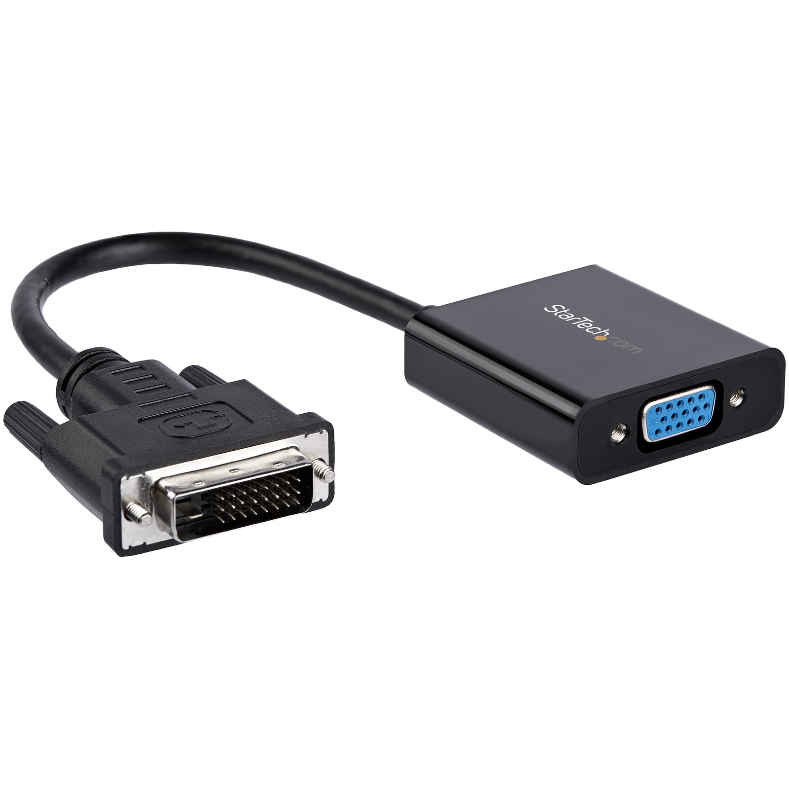 StarTech.com DVI2VGAE prilagodnik za video kabel 0,19 m Crno