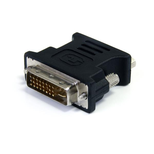 StarTech.com DVIVGAMFB10P adapter za promjenu tipa priključka kabela DVI-I VGA Crno