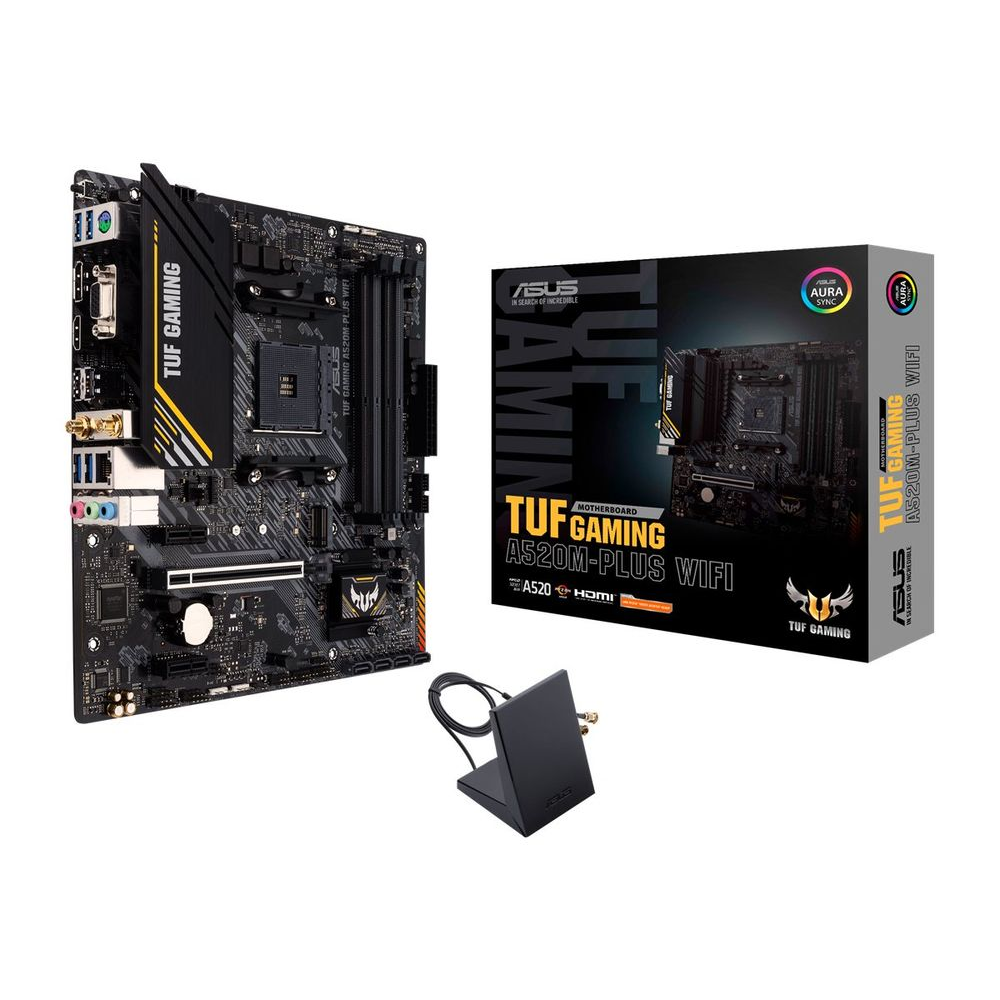 ASUS TUF GAMING A520M-PLUS WIFI AMD A520 Priključnice AM4 Mikro ATX
