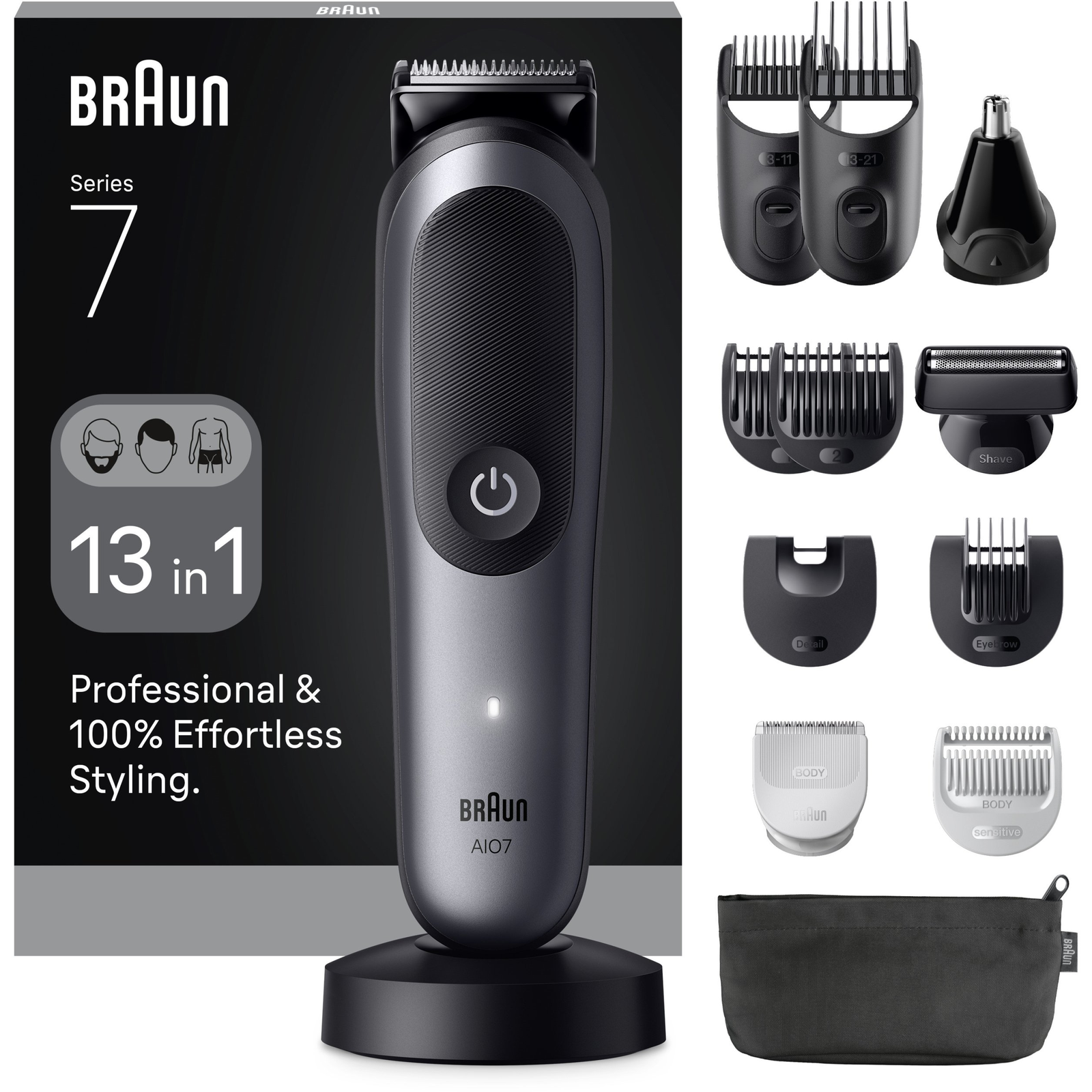 Braun 80789908 šišač za kosu Tamno sivo 21 Litij ion (Li-Ion)
