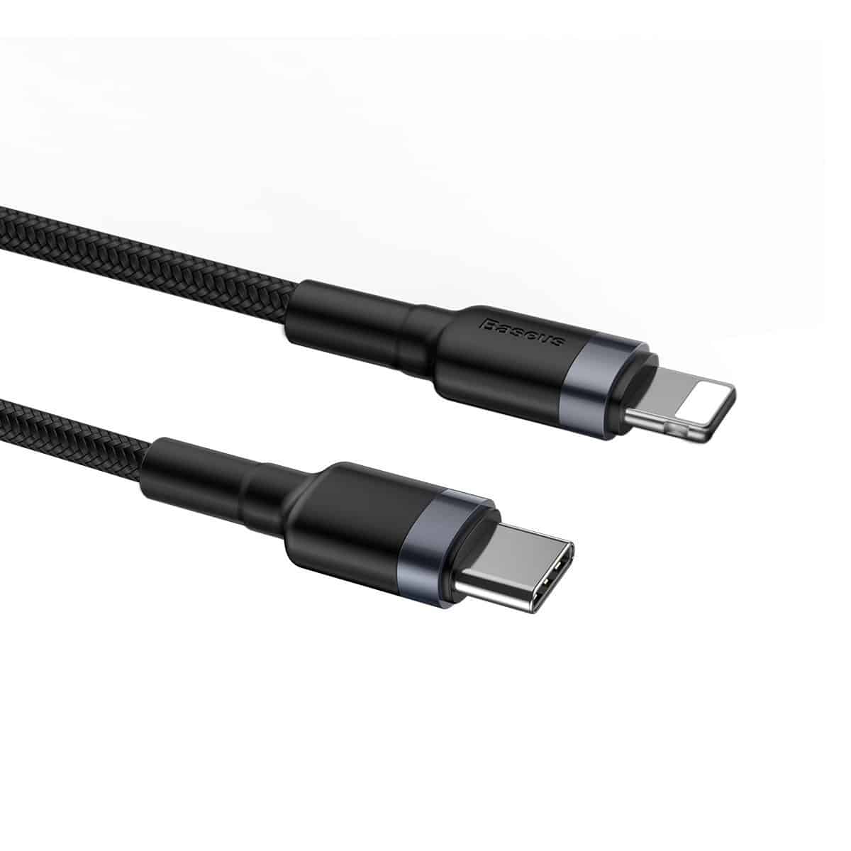 Baseus Cafule kabel Type-C na iPhone PD 18W 1m siva+crna