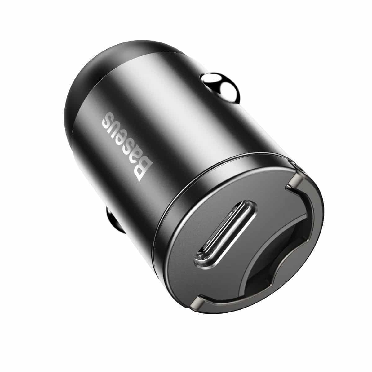 Baseus Tiny Star Mini PPS punjač za automobil Type-C priključak 30 W sivi