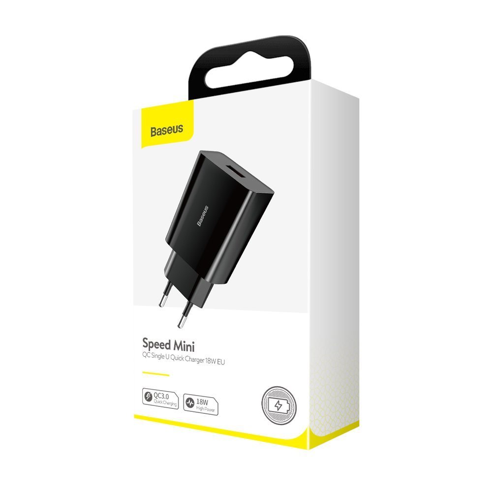 BASEUS Speed Mini QC 1x USB brzi punjač 18W EU