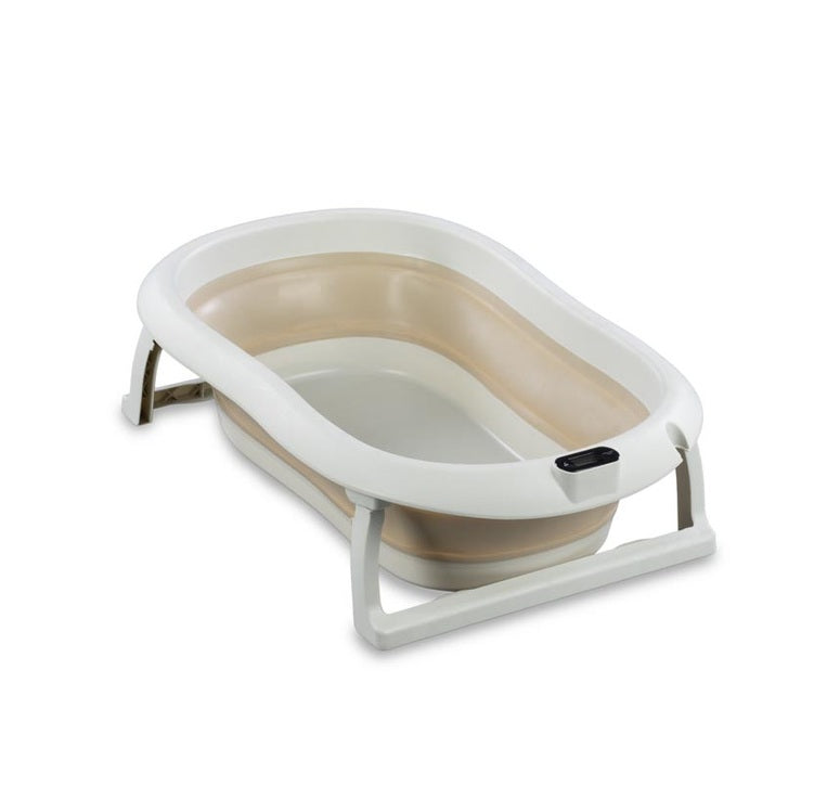Sklopiva kadica s podlogom i termometrom beige