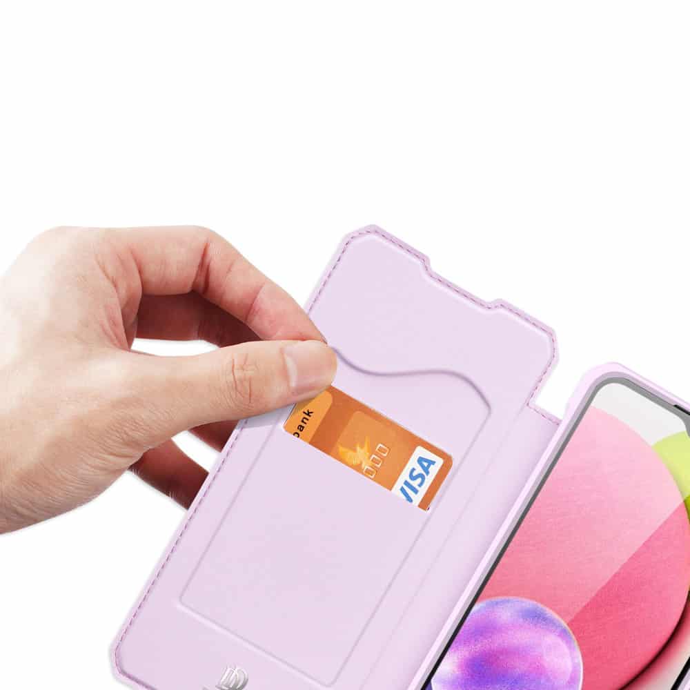 DUX DUCIS Skin X Bookcase futrola za Samsung Galaxy A03s roza