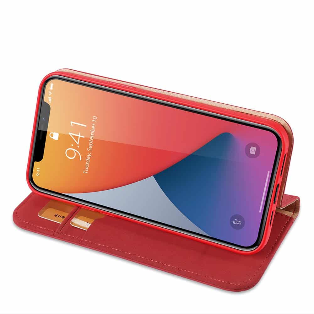 DUX DUCIS Wish Bookcase futrola od prave kože za iPhone 12 Pro Max