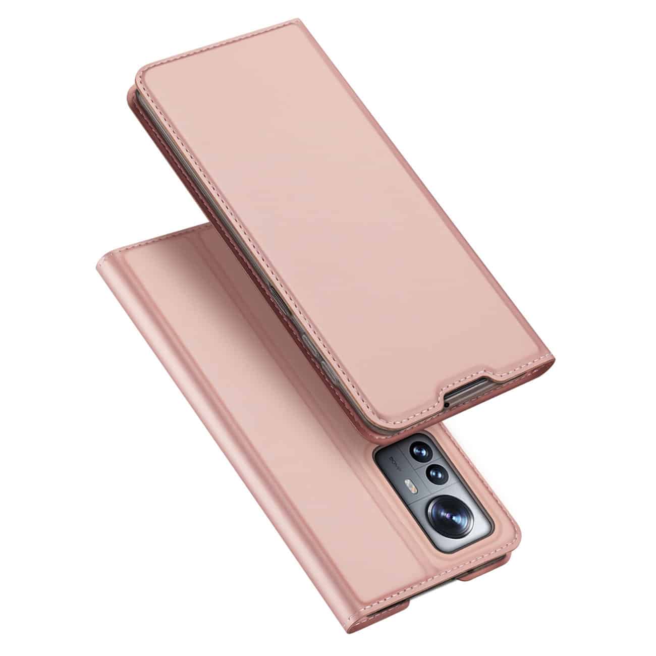 DUX DUCIS SKIN PRO PREKLOPNA FUTROLA ZA XIAOMI 12 PRO PINK