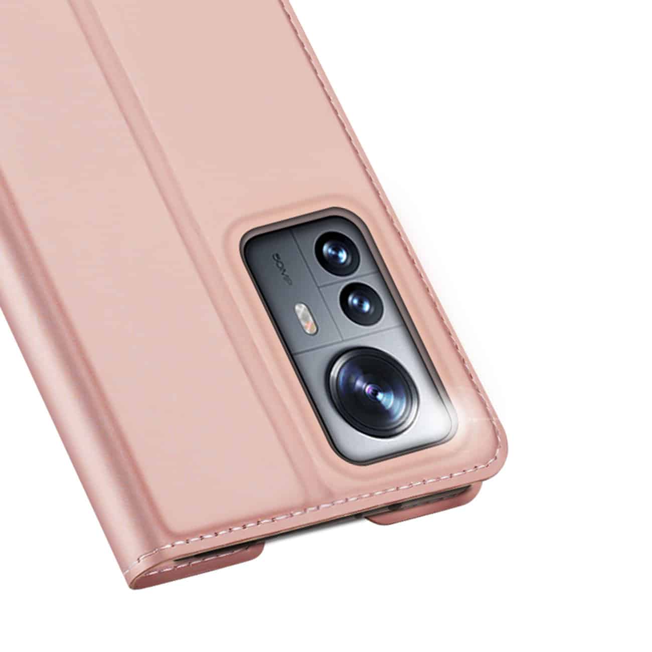 DUX DUCIS SKIN PRO PREKLOPNA FUTROLA ZA XIAOMI 12 PRO PINK