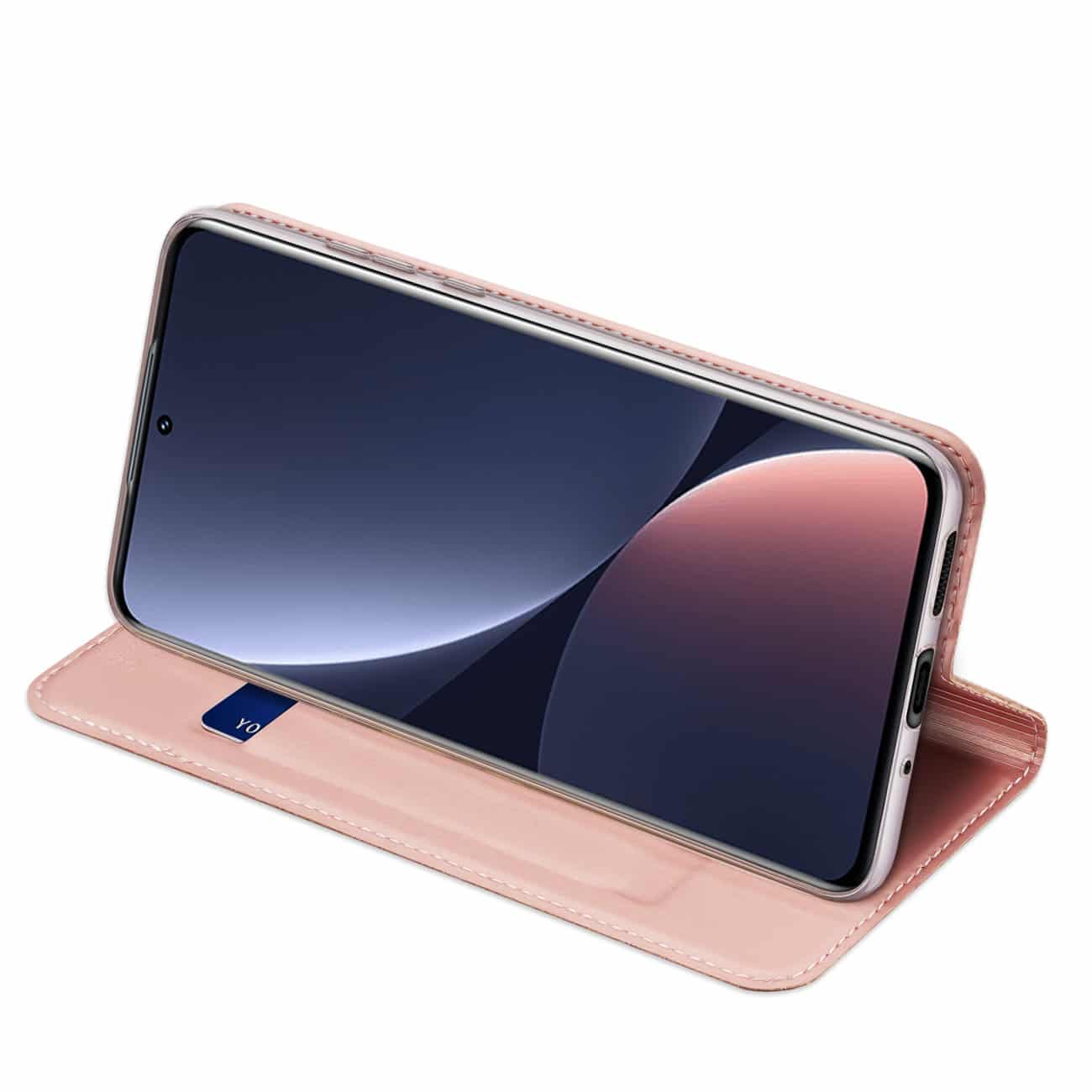 DUX DUCIS SKIN PRO PREKLOPNA FUTROLA ZA XIAOMI 12 PRO PINK
