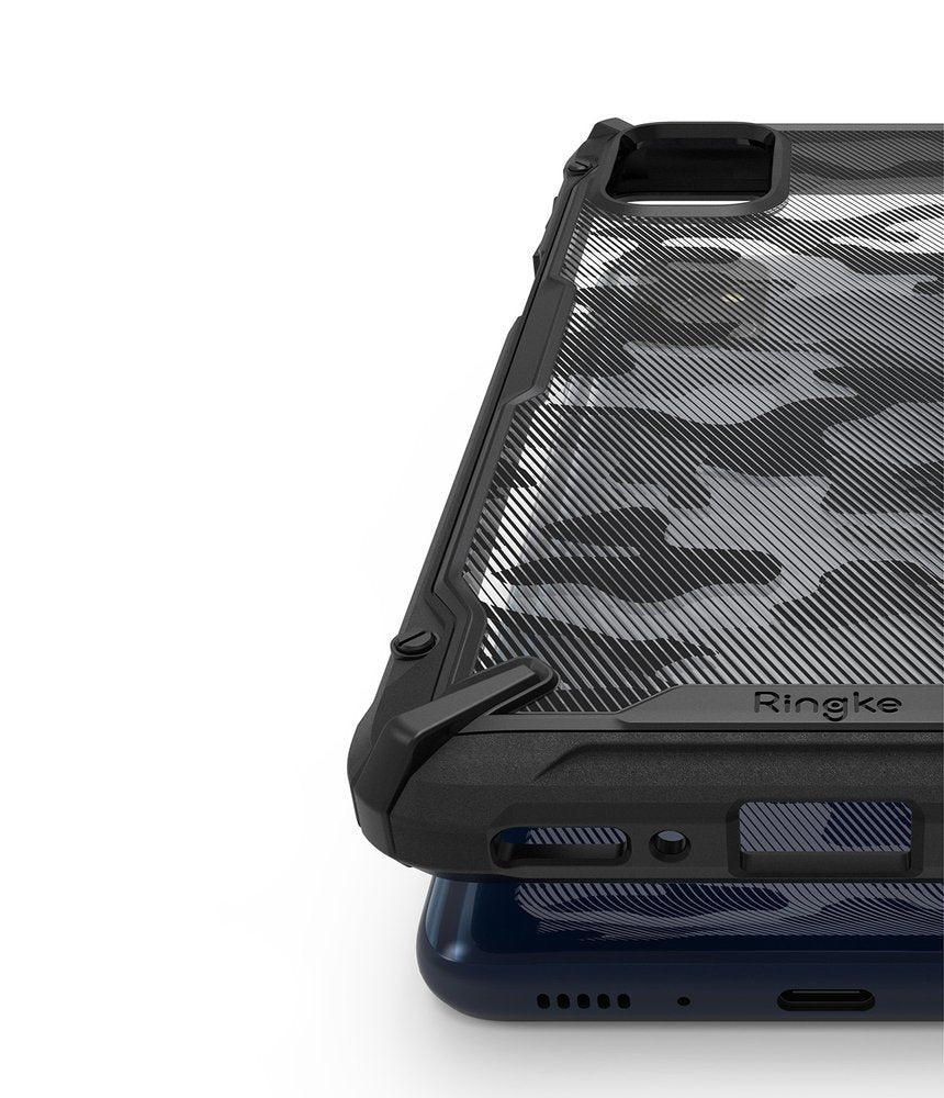 Ringke Fusion X Design izdržljiva futrola za Samsung Galaxy M31s Camo crna