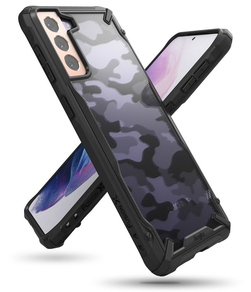 Ringke Fusion X Design izdržljiva maska za Samsung Galaxy S21+5G Camo