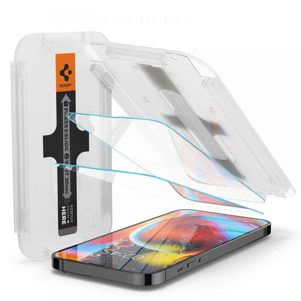 SPIGEN GLAS.TR EZ FIT ZAŠTITNO STAKLO 2 KOM ZA IPHONE 13 PRO MAX / IPHONE 14 PLUS