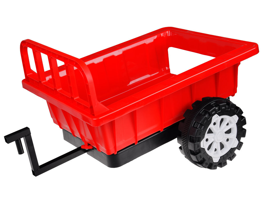 Crveni traktor s prikolicom AKU
