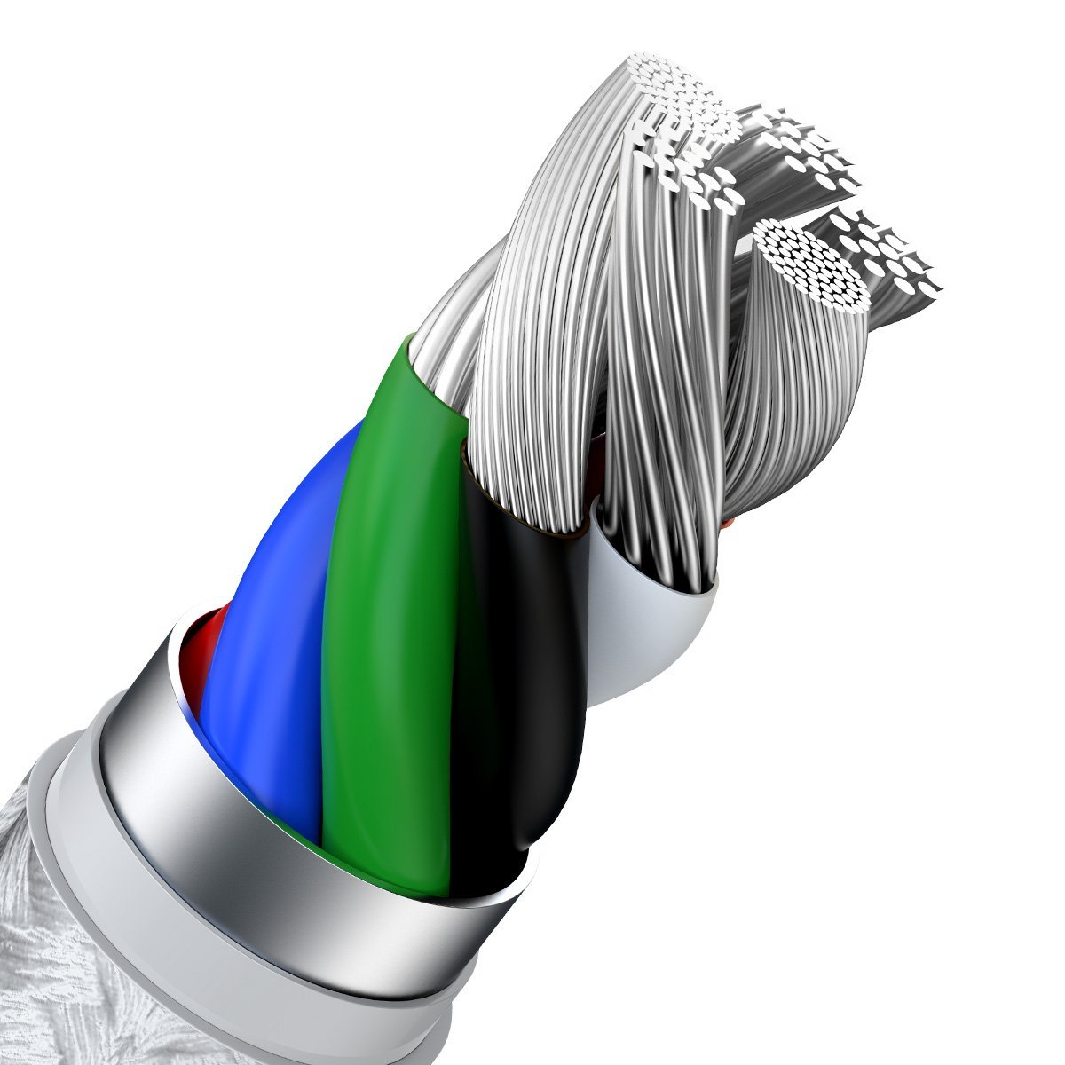 USB-C kabel za Lightning Baseus Cafule PD 20W 2m (bijeli)