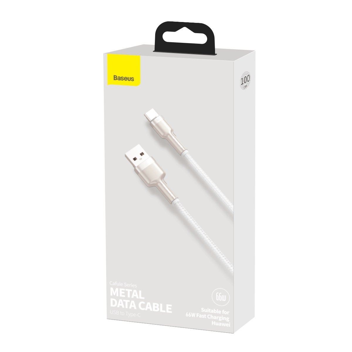 USB kabel za USB-C Baseus Cafule 66W 1m (bijeli)