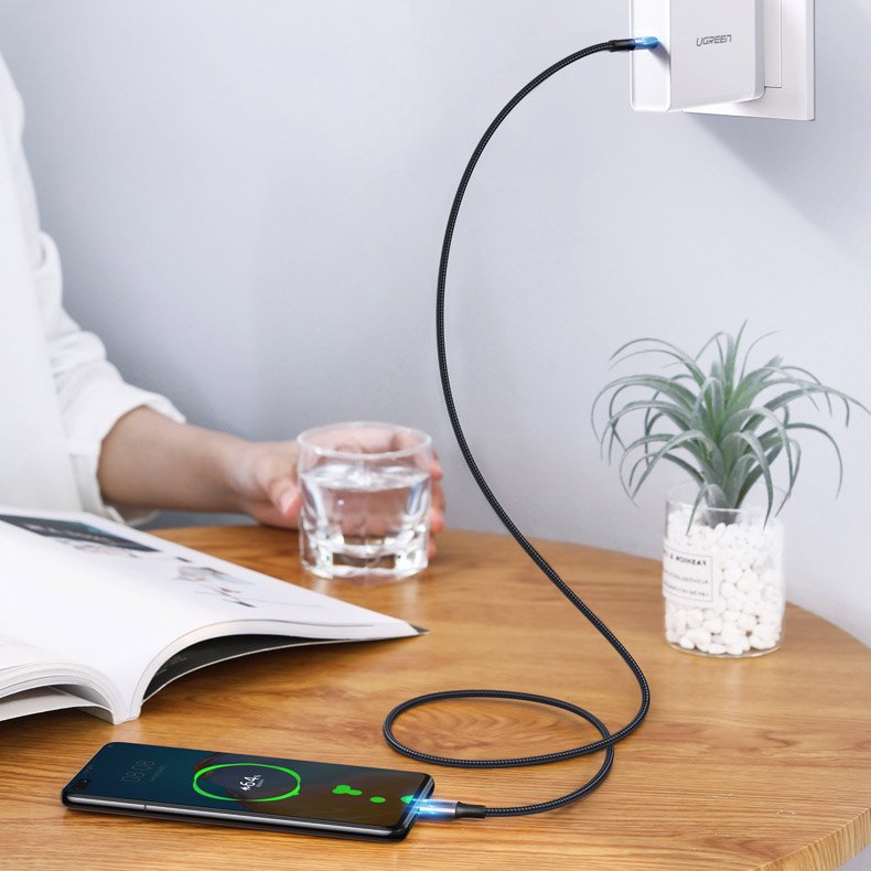Ugreen USB Type C-Type C kabel 5 A PD QC100 W 3.0 FCP 1 m