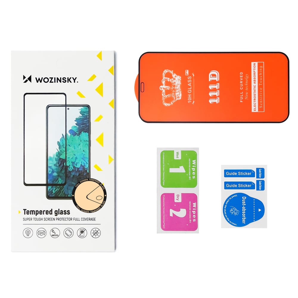 Wozinsky 2 x kaljeno staklo puna pokrivenost s okvirom za Samsung Galaxy A22 5G
