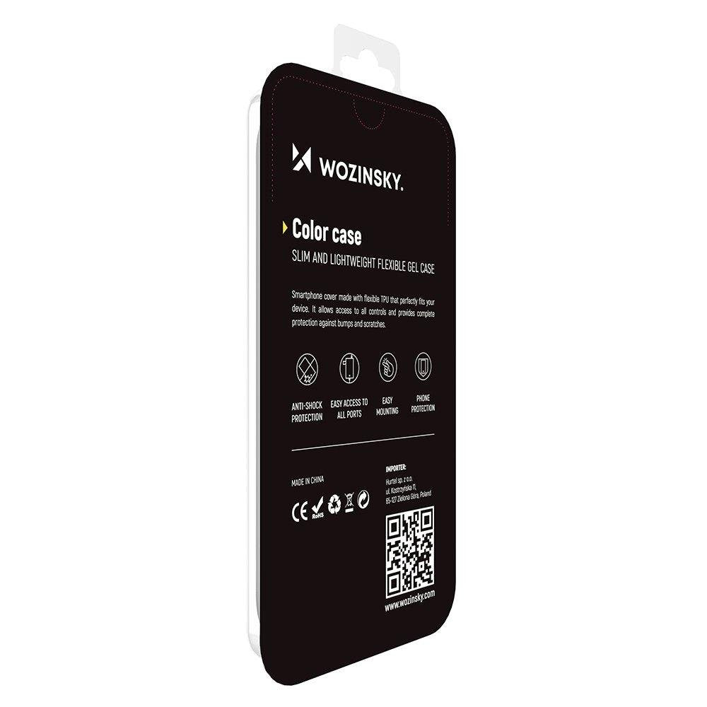 Wozinsky Color Case silikonska fleksibilna izdržljiva futrola iPhone 12 Pro plava