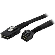 StarTech.com SAS87431M serijski priključeni SCSI (SAS) kabel 1 m Crno