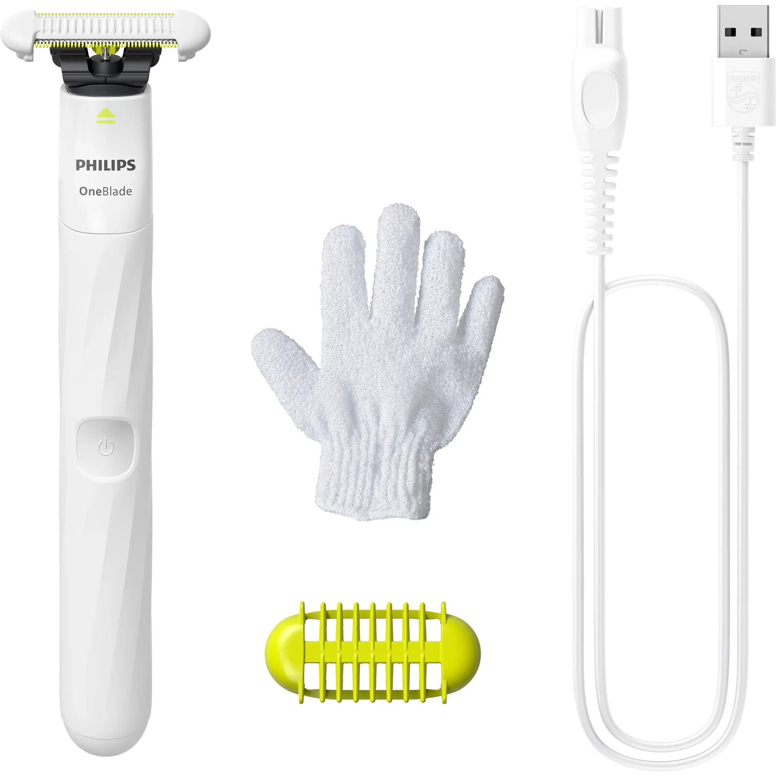 Philips Norelco OneBlade QP1924/24 trimer za bikini zonu Mokro i suho Bijelo