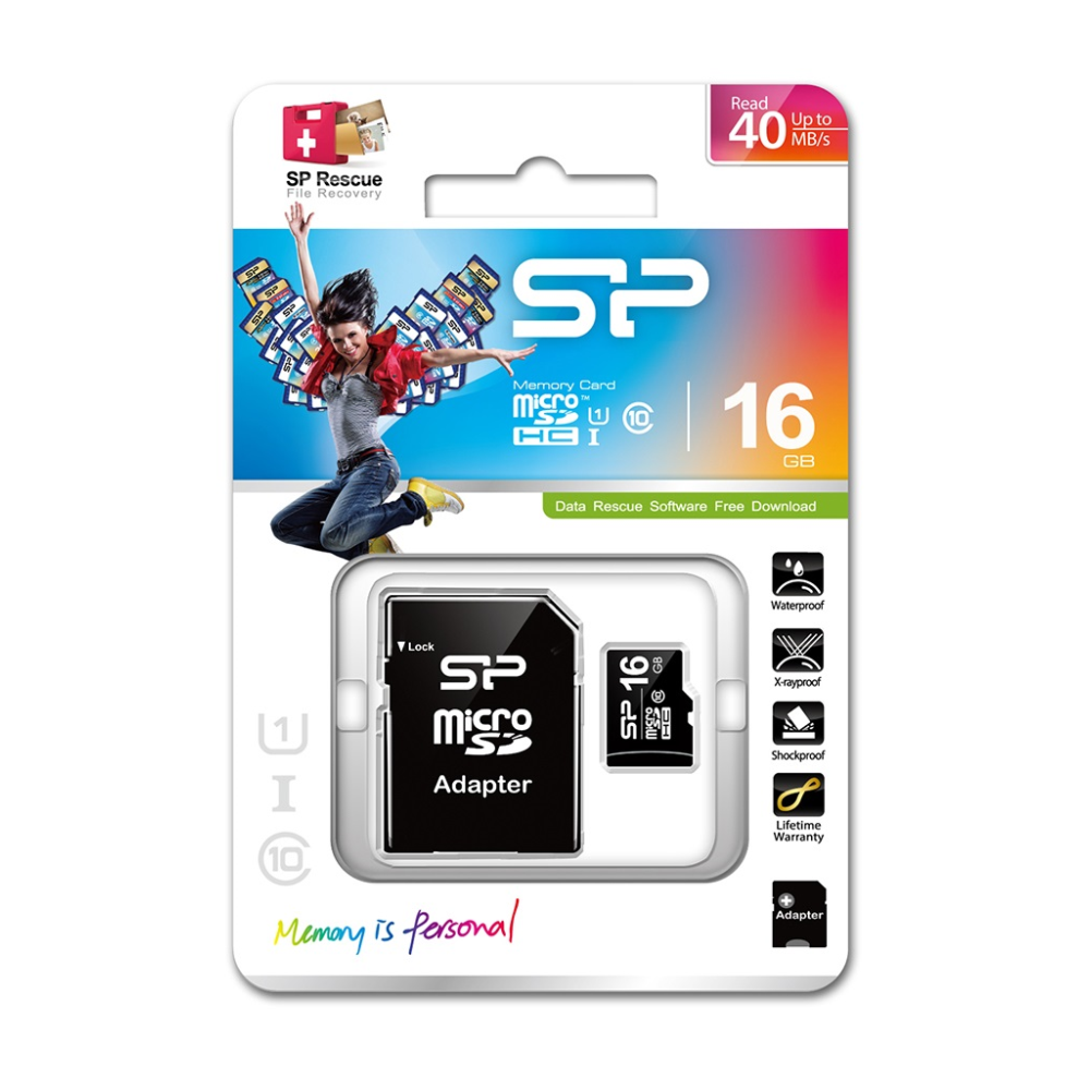 Silicon Power SP016GBSTH010V10SP memorijska kartica 16 GB MicroSDHC UHS-I 10.razred