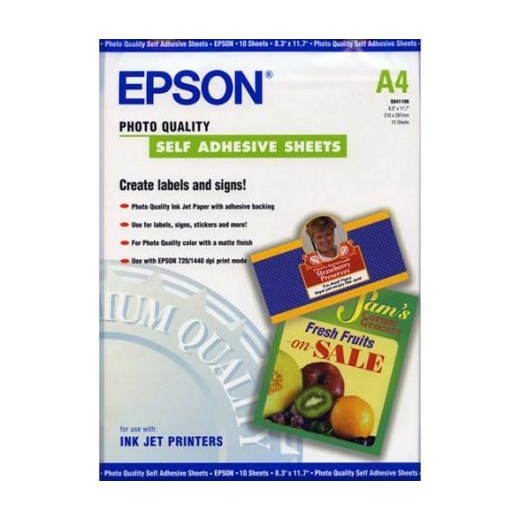Epson Photo Quality, DIN A4, 167 g/m² foto papir Bijelo Mat