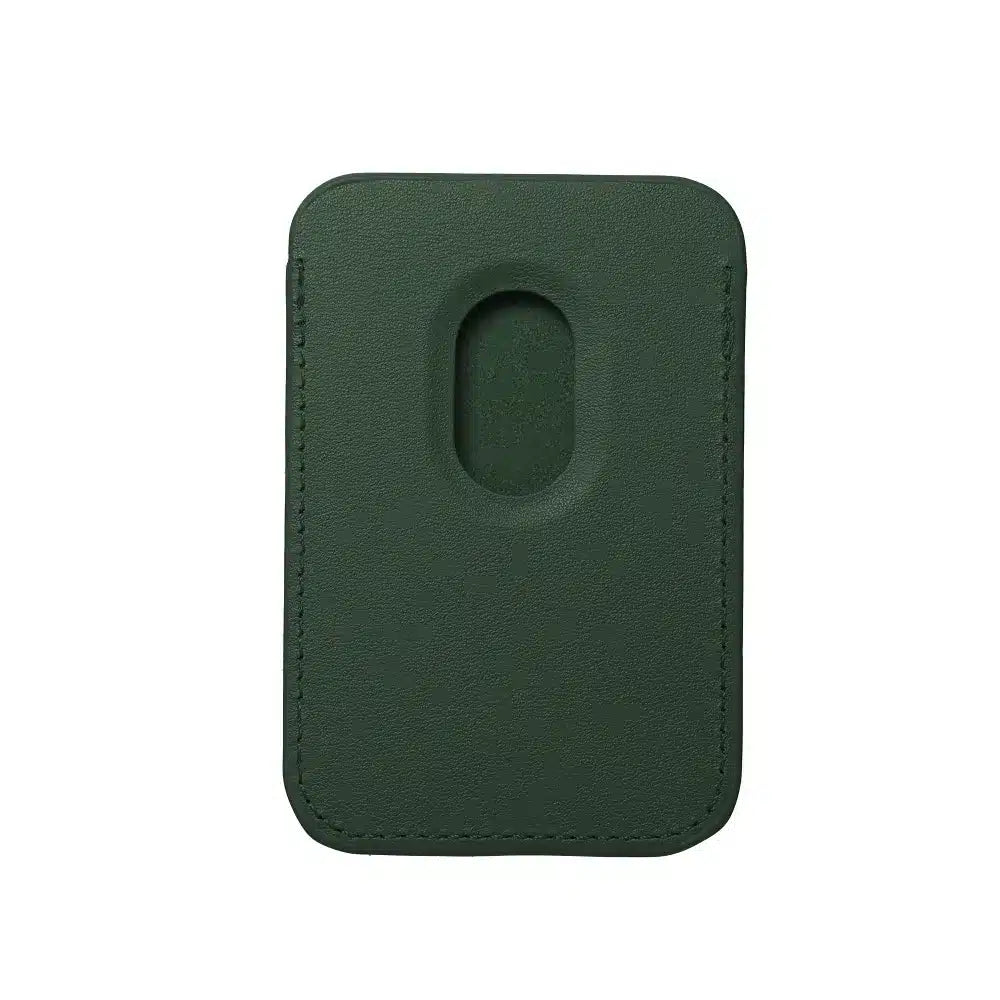 Kožni Mag Wallet magnetni novčanik tamno zelene boje