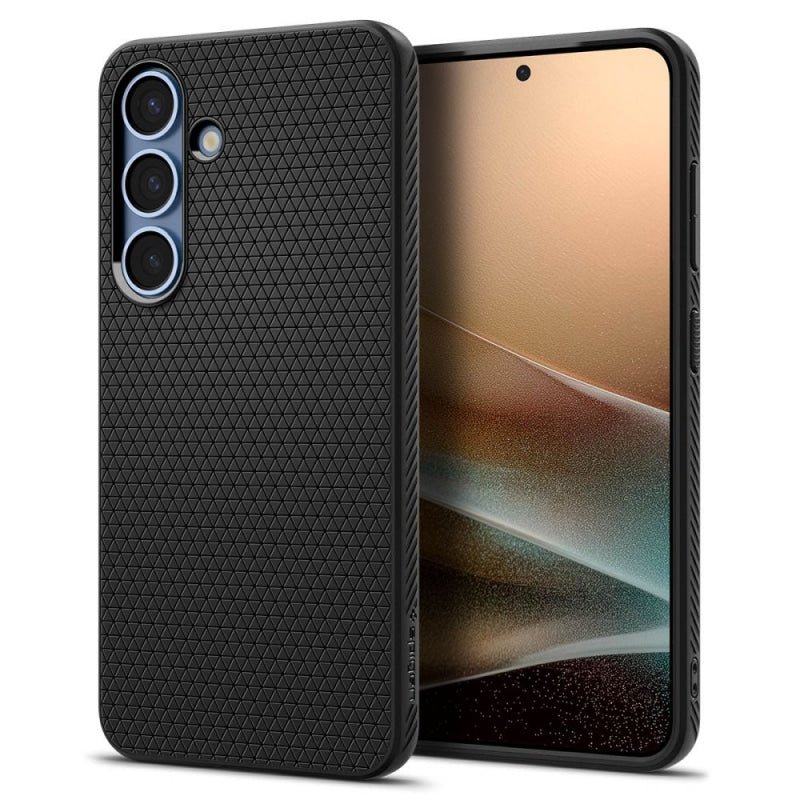 Spigen Liquid Air maska za Samsung Galaxy S25 mat crna ACS09000