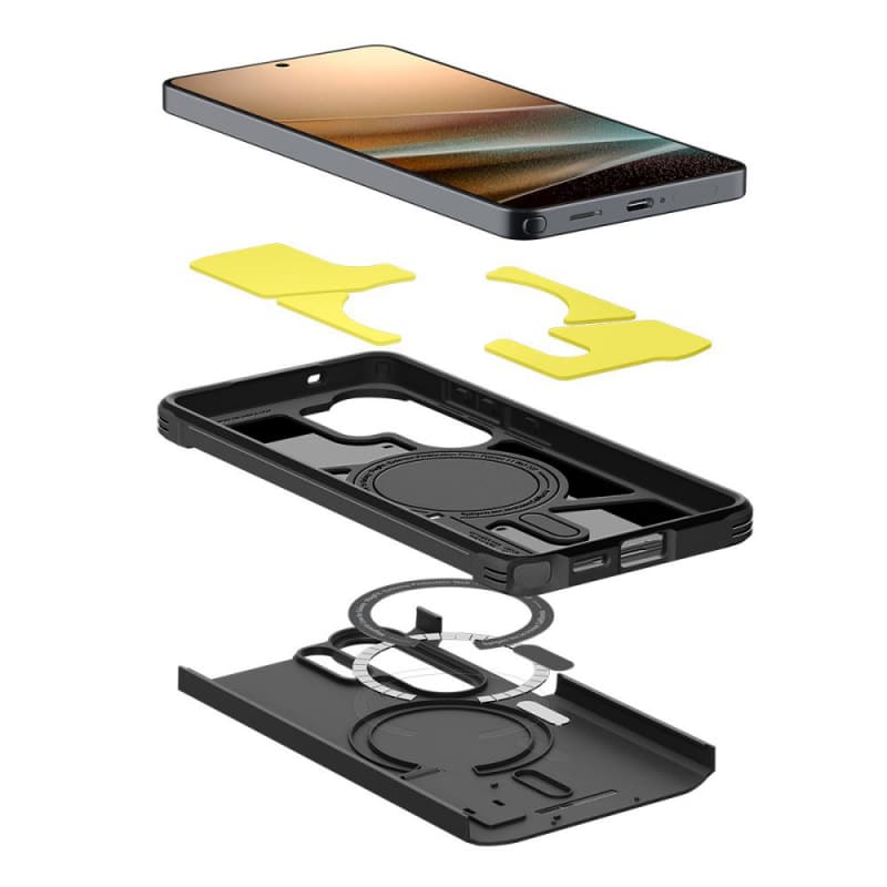Spigen Tough Armor maska s MagSafeom za Samsung Galaxy S26 Ultra crna ACS10684