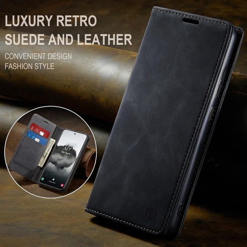 Techsuit Confy Cover preklopna futrola za Honor Magic7 Lite / X9c – crna