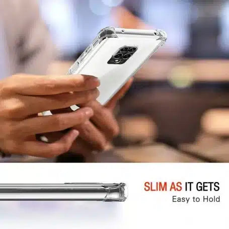 Techsuit Shockproof Clear Silicone prozirna maskica otporna na udarce za Xiaomi Redmi Note 9S / Note 9 Pro / Note 9 Pro Max