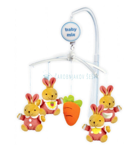 Baby Mix vrtuljak s projektorom – Red