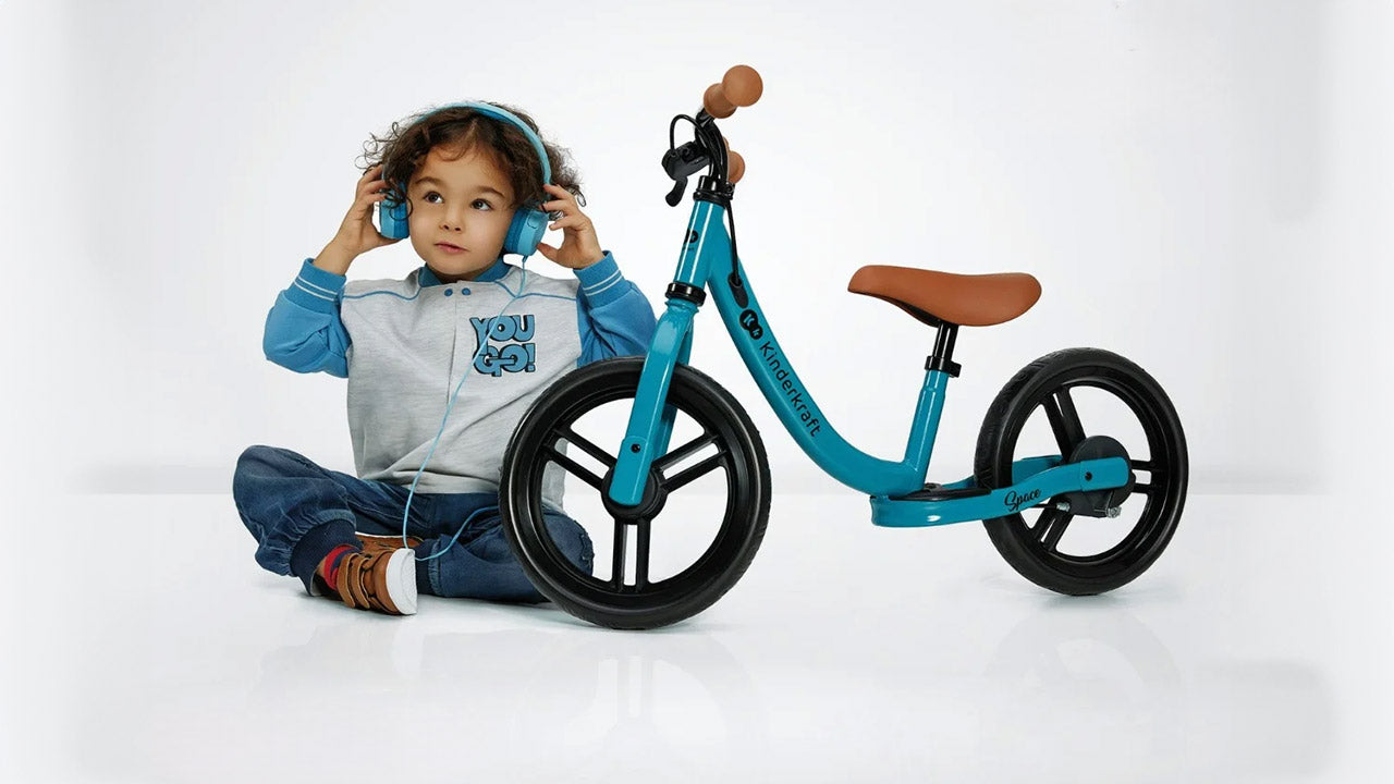 Kinderkraft balans bicikl Space, Light Green